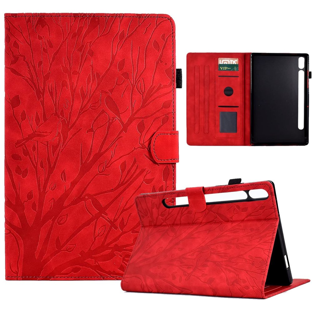 Case Cover Vintage Tablet Case Compatible with Samsung Galaxy Tab S8 SM-X700/SM-X706 Case,Galaxy Tab S7 2020 SM-T870/SM-T875 11inch Case Cover, Premium PU Leather Case with Auto Sleep Wake Tablet Cove