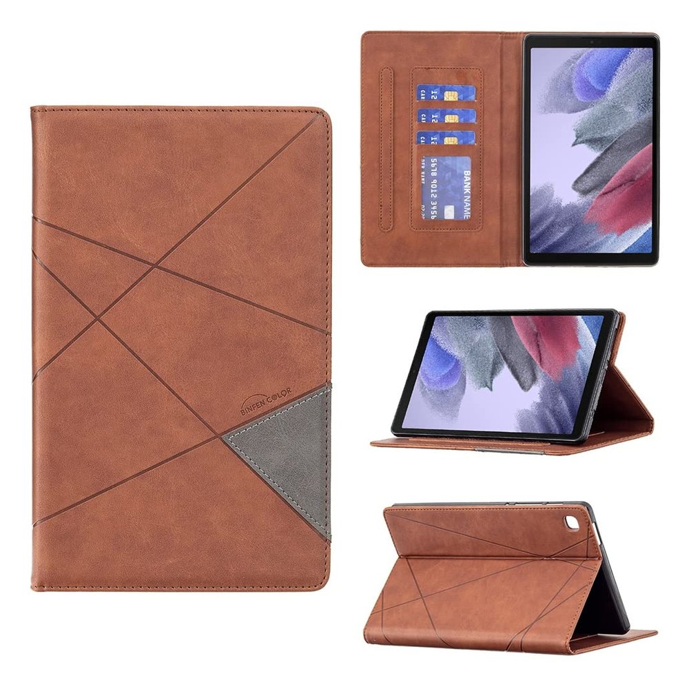 Case Cover Premium PU Leather Case Compatible with Samsung Galaxy Tab A7 Lite 8.7 inch T220/T225 (2021),Smart Magnetic Flip Fold Stand Case with Card Slot Protective Cover Compatible with Man/Woman Ta