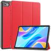 Case Cover Compatible With TECLAST M40 Plus/P40HD Case,TECLAST P30S Case Tri-Fold Smart Tablet Case,Hard PC Back Shell Slim Case Shell Folio Case Cover with Auto Wake Sleep Tablet Cover ( Color : Verm view 1