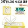 Case Cover Kids Colour Heavy Duty Shockproof TPU Case Compatible with iPad 9.72017/2018)/Pro 9.7/ Compatible with iPad Air 2 Case,360 Degree Rotating Handle Stand Bracket W Screen Protector+Shoulder view 2