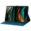 Case Cover Compatible with Samsung Galaxy Tab A8 10.5-Inch 2021 (SM-X200/X205/X207) Shockproof PU Leather Embossed Folding Stand Protective Cover Flip Case Card Slot Tablet PC Case Tablet Cover ( Colo view 4