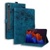 Case Cover Compatible with Samsung Galaxy Tab S7 FE 12.4 2021 SM-T730 SM-T736 & Galaxy Tab S7 Plus Case 12.4 2020 SM-T970 SM-T975 Shockproof PU Leather Embossed Folding Stand Protective Cover Flip Cas view 2