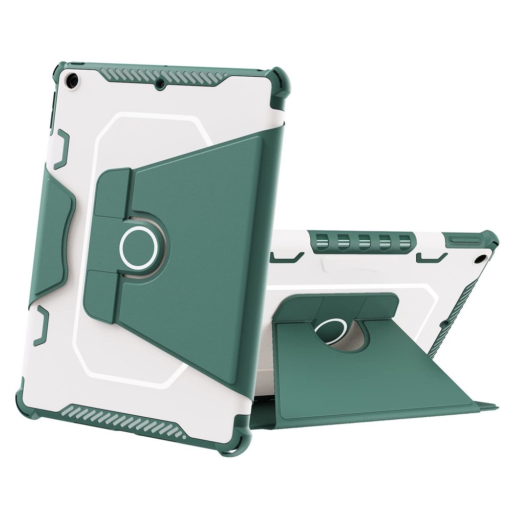 Case Cover Lightweight Rugged Shockproof Compatible with iPad 10.2 inch 2019/2020/2021 Tablet Case,Folding Stand Folio Cover Protective with Shoulder Strap/Auto Sleep Wake Tablet Cover ( Color : Dark