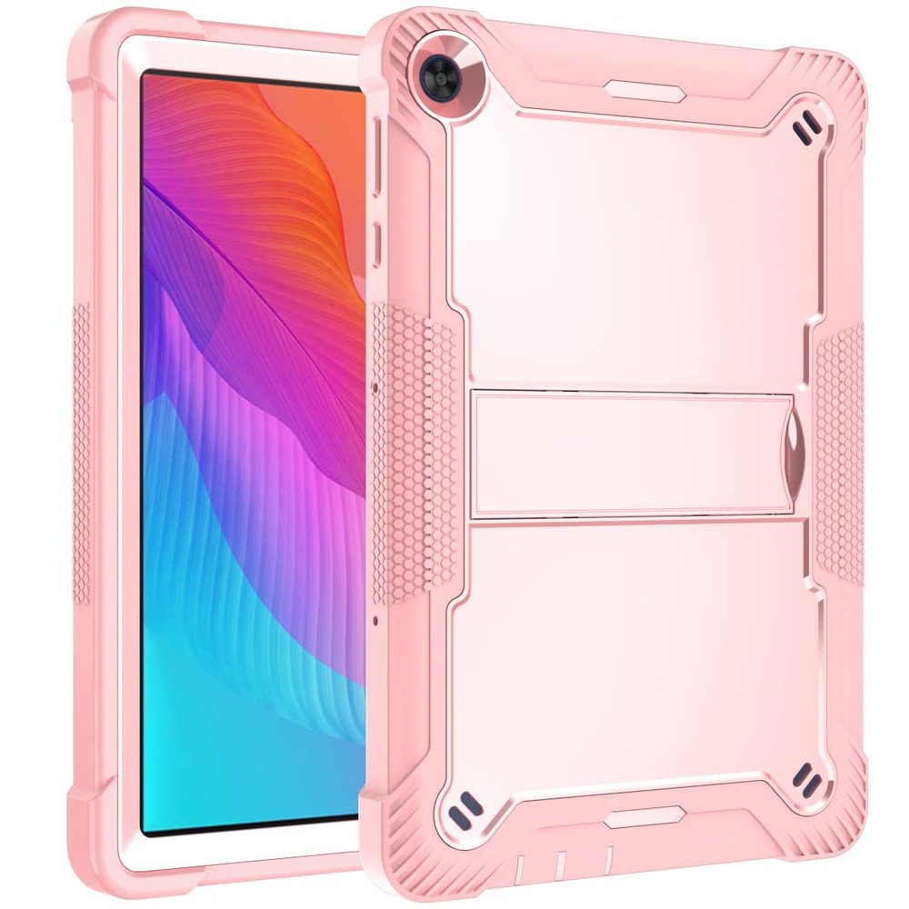 SGTD Case Cover Compatible with Huawei Matepad T10/T10S Protective Cover Rugged Durable Stand Shockproof Protective Cover Tablet Case Tablet Cover (Color : Rose Gold)