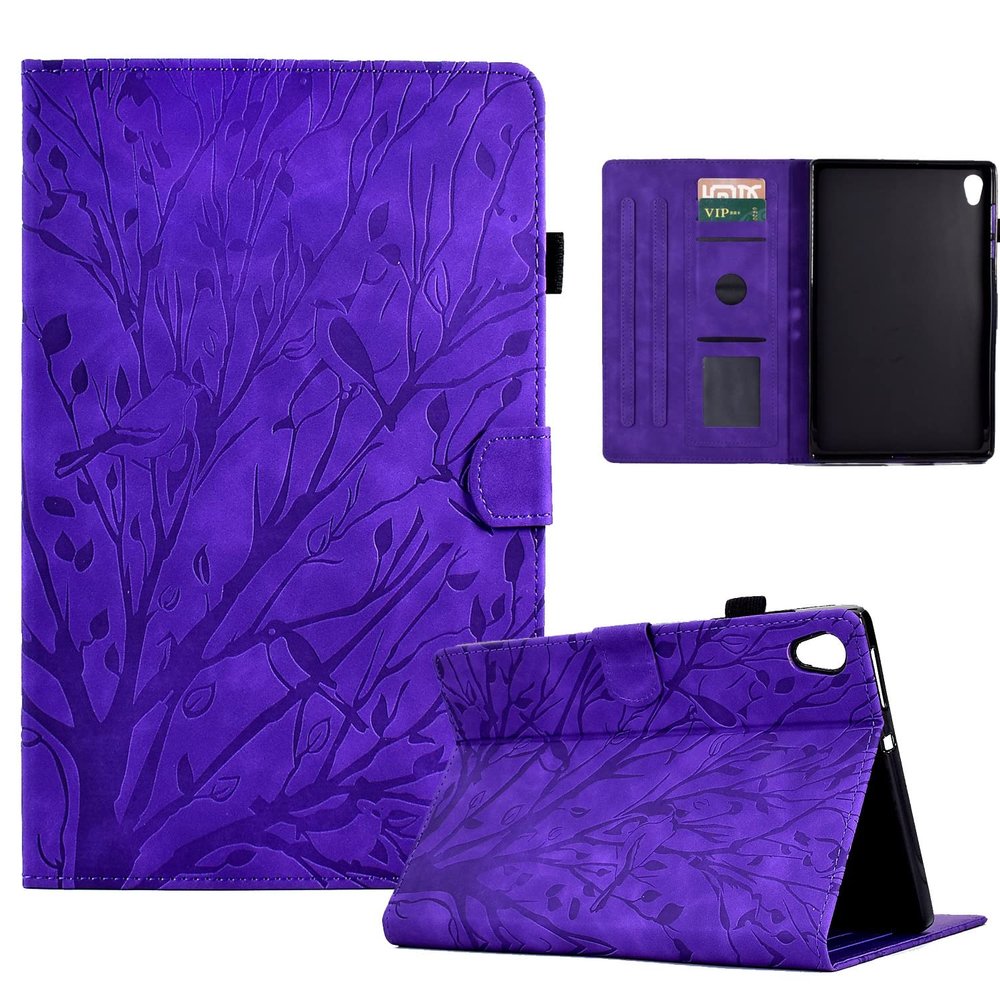 Case Cover Vintage Tablet Case Compatible with Lenovo Tab M10 HD (2nd Gen) TB-(X306X) 10.1inch Case Cover, Premium PU Leather, Multi-Angle Viewing with 2 Credit Card Slots/Auto Sleep Wake Tablet Cover