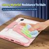 Case Cover Lightweight Rugged Shockproof Compatible with iPad Mini 6 8.3 inch2021 Tablet Case,Folding Stand Folio Cover Protective with Shoulder Strap/Auto Sleep Wake Tablet Cover ( Color : Pink ) view 2