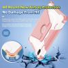 Case Cover Lightweight Rugged Shockproof Compatible with iPad Mini 6 8.3 inch2021 Tablet Case,Folding Stand Folio Cover Protective with Shoulder Strap/Auto Sleep Wake Tablet Cover ( Color : Pink ) view 3