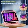 Case Cover Lightweight Rugged Shockproof Compatible with iPad Mini 6 8.3 inch2021 Tablet Case,Folding Stand Folio Cover Protective with Shoulder Strap/Auto Sleep Wake Tablet Cover ( Color : Pink ) view 4