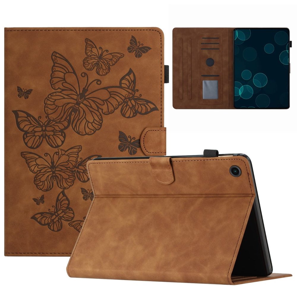 Case Cover Compatible with Lenovo Tab M10 (3rd Gen) Case/ Tab M10 Gen3 10.1inch Case Vintage Premium Leather Case Folding Stand Folio Cover Protective Cover with Card Slot/Auto Sleep Wake Tablet Cover