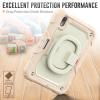 Case Cover Kids Colour Heavy Duty Shockproof TPU Case Compatible with iPad Mini 6 8.3 inch2021 Case,360 Degree Rotating Handle Stand Bracket W Screen Protector+Shoulder Strap Tablet Cover ( Color : view 3