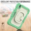 Case Cover Kids Colour Heavy Duty Shockproof TPU Case Compatible with iPad Mini 6 8.3 inch2021 Case,360 Degree Rotating Handle Stand Bracket W Screen Protector+Shoulder Strap Tablet Cover ( Color : view 3