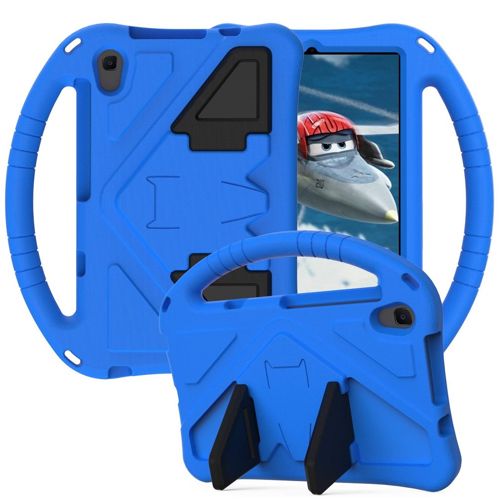 SGTD Case Cover Kids Case Compatible with TCL Tab 8 LE (2023) Case Tablet Case Shockproof Case, Handle Stand Protective Case with Shoulder Strap Tablet Cover (Color : Blue)