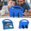 SGTD Case Cover Kids Case Compatible with TCL Tab 8 LE (2023) Case Tablet Case Shockproof Case, Handle Stand Protective Case with Shoulder Strap Tablet Cover (Color : Blue) view 3
