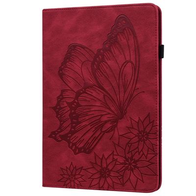 Case Cover PU Leather Case Flip Wallet Protective Cover Butterfly Embossed Protective Cover Card Slot Tablet PC Cover Suitable Compatible with Lenovo Tab M8 4rd Gen TB-300FU/TB-300XU (2023) Tablet Cov