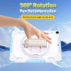 Case Cover Shockproof Kids Case Compatible with iPad Pro 9.7" (2017/2018),360 Degree Rotating Hand Strap Heavy Duty Rugged Cover,Protective Cover Drop-Proof [Kickstand]+[Shoulder Strap] Tablet Cover ( view 3