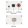 XMSJSIY USB-A/Type-C to Coaxial Optical Toslink SPDIF + 3.5mm AUX Stereo Audio Adapter USB Digital Audio Decoder Converter External Sound Card for PC Laptop Phone Smart TV view 2