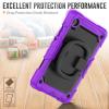 Case Cover Heavy Duty Shockproof TPU Case Compatible with Samsung Galaxy Tab A7 Lite 8.7 inch T220/T225 (2021) Kids Case,360 Degree Rotating Handle Stand Bracket W Screen Protector+Shoulder Strap Tabl view 3