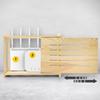 TRUKD HUALU Router Shelf Wooden Router Shelf Wall Mount WiFi Router Storage Box Modem Cable Router Cover Organized Power Strip Cable Management Hider Rack Need Assembly view 4