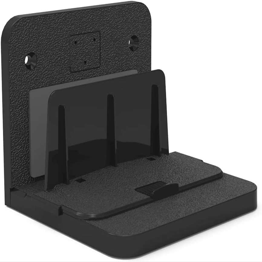 TRUKD HUALU Wall Mount Bracket | TV Shelf for Cable Box,Monitor Top of TV Shelf Mounting Bracket for Streaming Devices, Cable Box, Router and Home Decor TV Top Storage Bracket