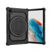 Case Cover Compatible with Samsung Galaxy Tab A8 10.5" X200/X205(2021) Tablet Case Compatible with Kids-Durable Lightweight Rugged Shockproof Protective Cover Drop-Proof [Kickstand]+[Shoulder Strap] T view 1