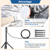 EMART Softbox Lighting Kit with Sandbag, 25.5" (65cm) Diameter Soft Box Lights with 2x135W 3000-6500K Remote Controlled LED Bulb, Photography Lighting Kit for Studio Video Recording, Filming, Portrait view 4
