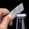 KERAXL Premium Titanium Alloy Bottle Opener Crowbar Waist Belt Clip,Portable EDC Outdoor Camping Tool Screwdriver,Mini Outdoor Adventure Cycling Multitool view 2