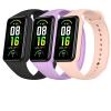 Amzpas TPU Bands for Amazfit Band 7 Fitness & Health Tracker, 3 Pack Soft Breathable Wristband, Adjustable Replacement Sportt Strap for Women Men view 1