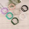 Amzpas TPU Bands for Amazfit Band 7 Fitness & Health Tracker, 3 Pack Soft Breathable Wristband, Adjustable Replacement Sportt Strap for Women Men view 2