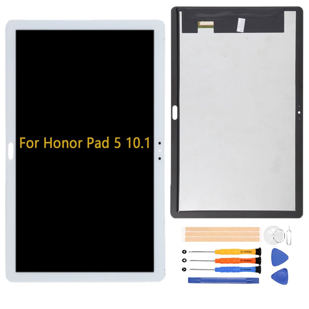 A-MIND for Honor Pad 5 10.1 AGS2-AL00HN Screen Replacement LCD Display Touch Digitizer Full Assembly with Screen Protect and Repair Tool Kits(White)