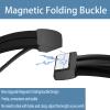 Compatible with SKG V7 Pro Bands, Lamshaw Silicone Magnetic Buckle Sport Replacement Strap Compatible with SKG V7 Pro/ENOMIR ID208BT 1.7 Smart Watch/Aeac 1.7" Smartwatch ID208/ENGERWALL view 3