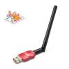 Class 1 Long Range Bluetooth Adapter for PC, QGOO USB Bluetooth Adapter for PC 5.3+EDR, Dongle Receiver Support Windows10/8.1/8/7red-252 view 1