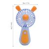 TITA-DONG Handheld Mini Fan, Mini Hand Held Fan Two Levels Strong Personal Table Fan, Ergonomic Small Fan Portable Fan Low Noise USB Rechargeable Desktop Small Fan for Travel Girls Women view 2