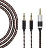 2.5mm Balanced Headphone Cable Compatible with Hifiman Sundara, Arya, Ananda, HE4XX, HE560, HE400SE, HE-350, HE1000 / 5N OCC Silver Plated Braided Cable for WM1A, WM1Z, NW-ZX505 Music Player - 4feet view 1