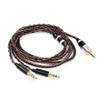 2.5mm Balanced Headphone Cable Compatible with Hifiman Sundara, Arya, Ananda, HE4XX, HE560, HE400SE, HE-350, HE1000 / 5N OCC Silver Plated Braided Cable for WM1A, WM1Z, NW-ZX505 Music Player - 4feet view 4