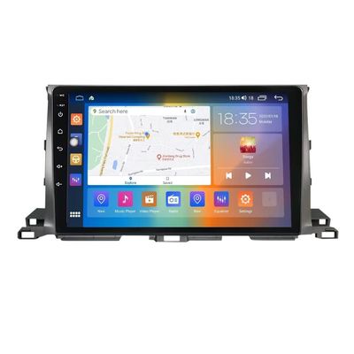 10" QLED Touch Screen Android 11 Car Stereo for Toyota Highlander 2014-2019 Upgrade Radio Dash Kit with GPS Navigation, Car-Play, Android Auto, Voice Control,BT 5.1,36 Bands DSP,SWC