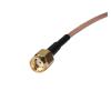Artemisia Compatible with 5pcs RP-SMA Plug Straight to RP-SMA Jack Bulkhead with O-Ring Straight Pigtail Cable RG316 15cm Reversed Polarity view 3