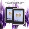 8G MP3 Player with Bluetooth, 1.8 Inch Mp3 Player with Pedometer and Speaker, Portable HiFi Digital Music Player with FM Radio,Recorder, Ebook (Silver) view 4