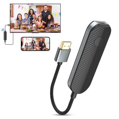 lulaven iShare iOS Wireless HDMI Display Adapter (iOS only), Tiktok Viral Picks, Streaming Device for iPhone iPad, HD Video Sync, Streaming Mirroring YouTube Tiktok to TV, Not Support Netflix