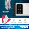 DS18 NVY-T800.4D 4-Channel Marine Waterproof Amplifier 2400 Watts Peak Power Class D Full-Range @4 Ohms 200x4 RMS - Boat & Motorsport Amp - IPX6 Waterproof Rating UV/Salt/Fog Protection view 3