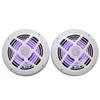 ATG Boat 2 Way Marine Speakers ATG8MRGB-W | 8 Inch RGB White (Pair) view 2