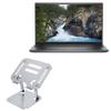 BoxWave Stand and Mount Compatible with Dell Vostro 15 (7510) - Executive VersaView Laptop Stand, Ergonomic Adjustable Viewing Angle Metallic Riser - Metallic Silver view 1
