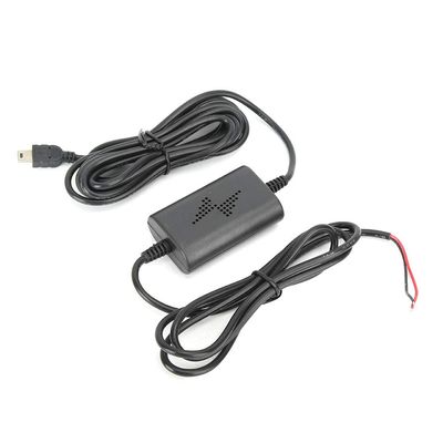 Acouto Dash Cam Hardwire Kit 12v 24V to 5V 2.5A Straight Mini USB Step Down Line for Parking Monitoring Vehicle Backup Cameras car s Electricity Power The Camera Permanently