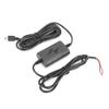 Acouto Dash Cam Hardwire Kit 12v 24V to 5V 2.5A Straight Mini USB Step Down Line for Parking Monitoring Vehicle Backup Cameras car s Electricity Power The Camera Permanently view 1