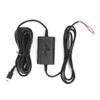 Acouto Dash Cam Hardwire Kit 12v 24V to 5V 2.5A Straight Mini USB Step Down Line for Parking Monitoring Vehicle Backup Cameras car s Electricity Power The Camera Permanently view 2