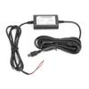 Acouto Dash Cam Hardwire Kit 12v 24V to 5V 2.5A Straight Mini USB Step Down Line for Parking Monitoring Vehicle Backup Cameras car s Electricity Power The Camera Permanently view 3