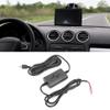 Acouto Dash Cam Hardwire Kit 12v 24V to 5V 2.5A Straight Mini USB Step Down Line for Parking Monitoring Vehicle Backup Cameras car s Electricity Power The Camera Permanently view 4