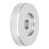 Aluminum 45 RPM Adapter,45 RPM Record Turntable Adapter Large Hole Conversion Sheet Black Clamp Adapter for Most Big Hole Records (Silver) view 4