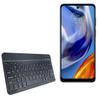 BoxWave Keyboard Compatible with Motorola Moto E32 (India) - SlimKeys Bluetooth Keyboard, Portable Thin with Chiclet-Style Keys - Jet Black view 1