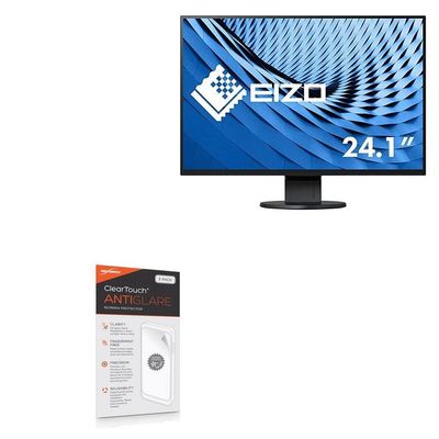 BoxWave Screen Protector Compatible with EIZO EV2456 - ClearTouch Anti-Glare (2-Pack), Anti-Fingerprint Matte Film Skin