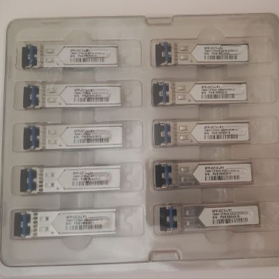 Lot of 10 SFP-OC3-LR1 Cisco Compatible 155M 1310NM 40KM DDM LC